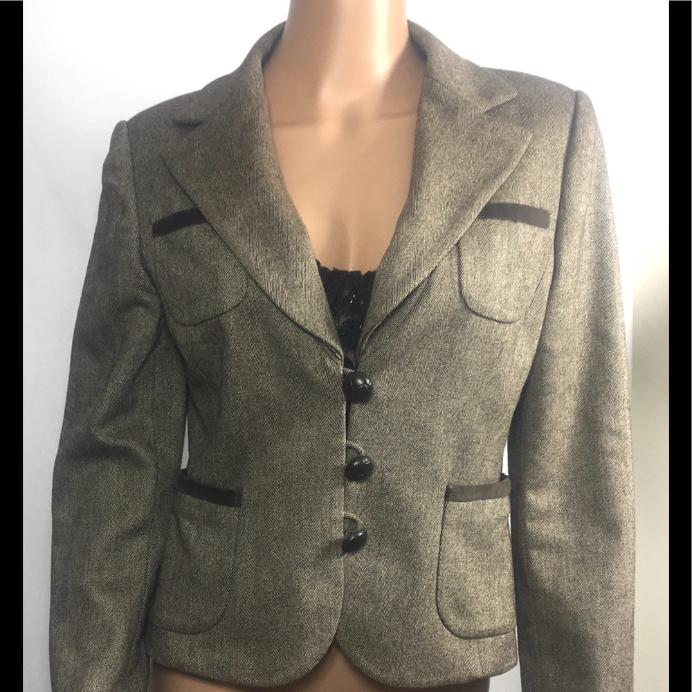 Banana Republic Wool Blazer Jacket SZ 6